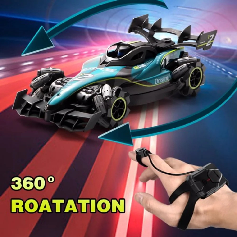 

Y2 2.4Ghz 4WD RC Car Drift Car with Light Spray 360°Remote Control Racing Stunt Cars Electric Car Toys for Kids