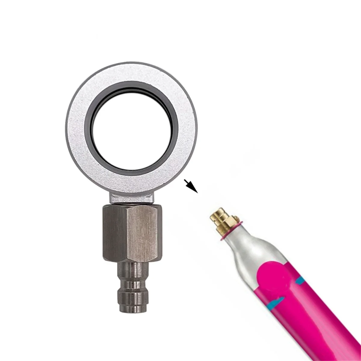 Soda Co2 Refill Adapter for Pink Co2 Cylinder Exchange Carbonator Fill Station for DUO Terra Art Soda Tank HOT