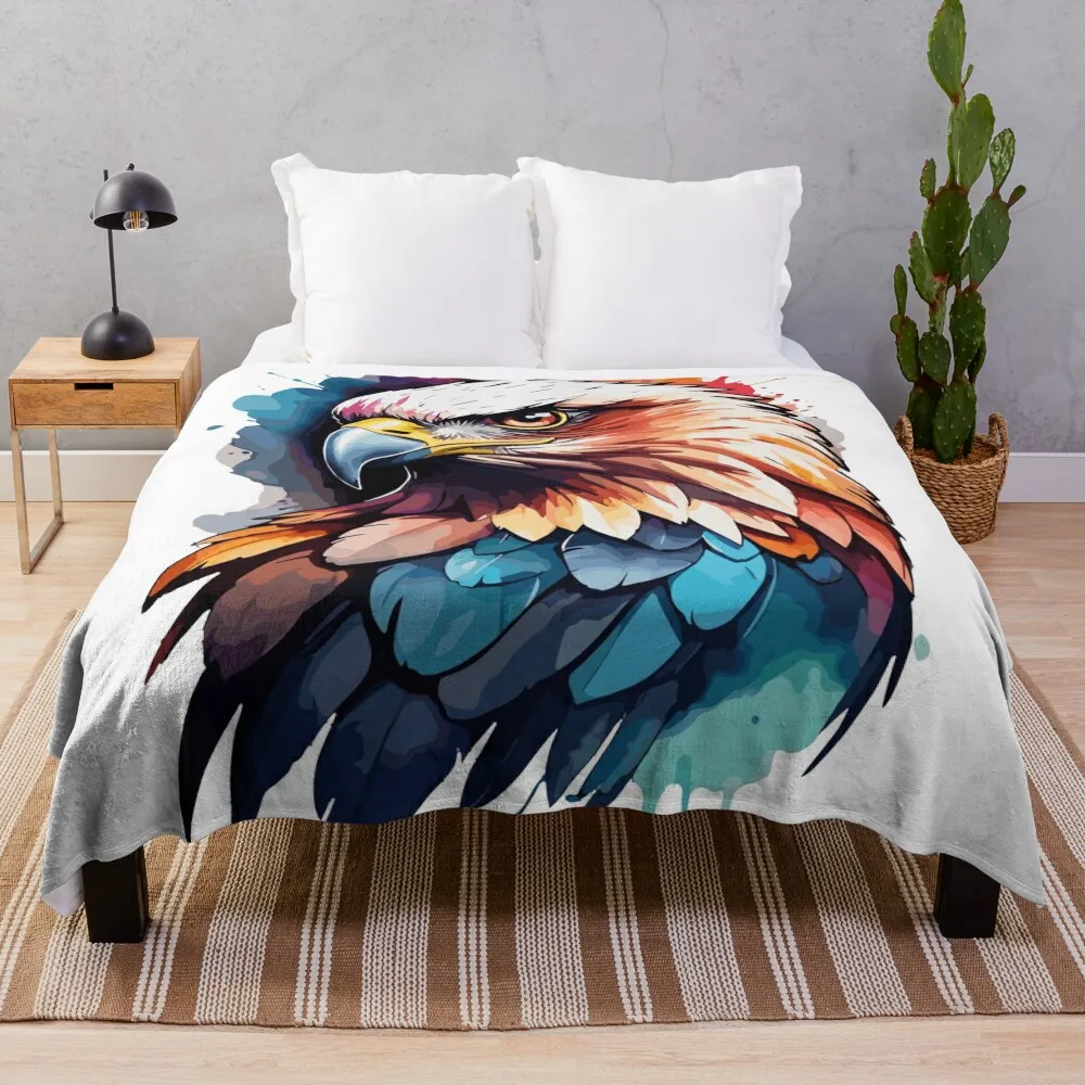 

colorful eagle Throw Blanket For Decorative Sofa blankets ands for babies Blankets