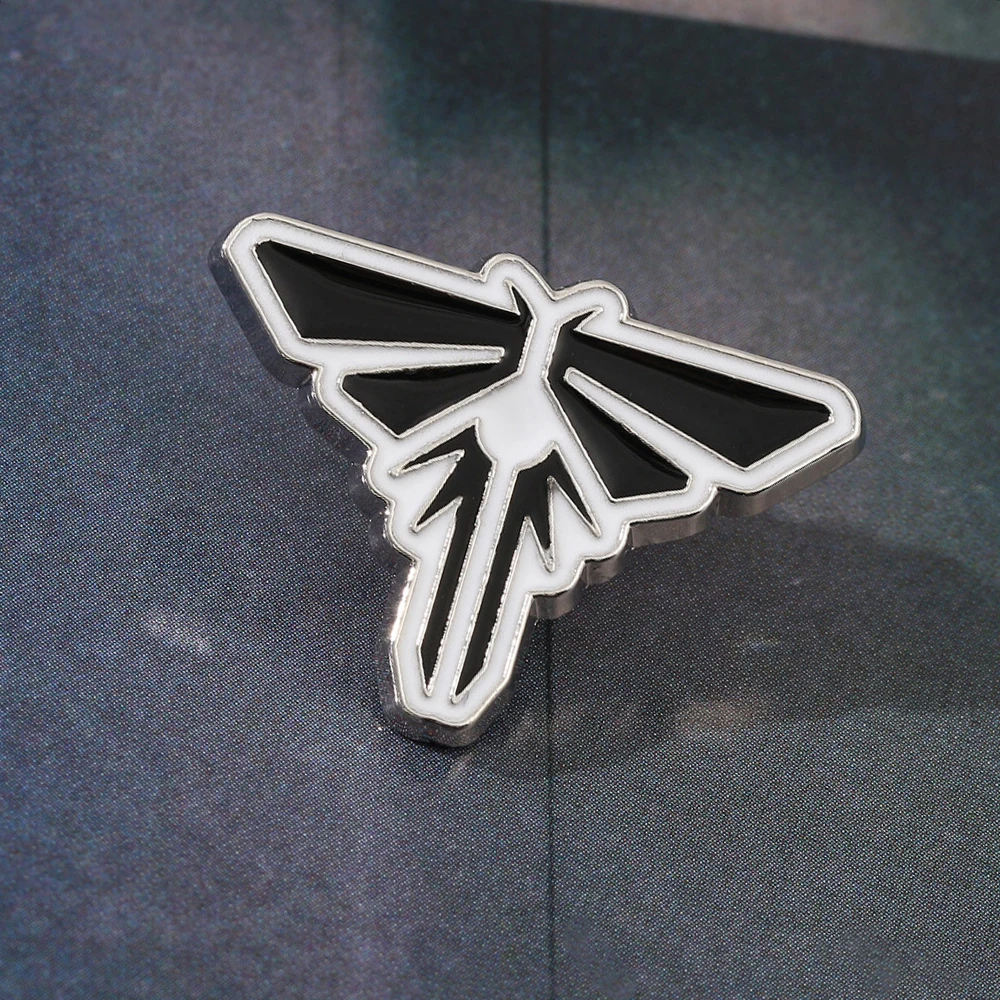 The Last and Us Logo Enamel Pin Anime Game Brooch for Men Boys Backpack Bag Lapel Badge Jewelry Accessories Cosplay Party