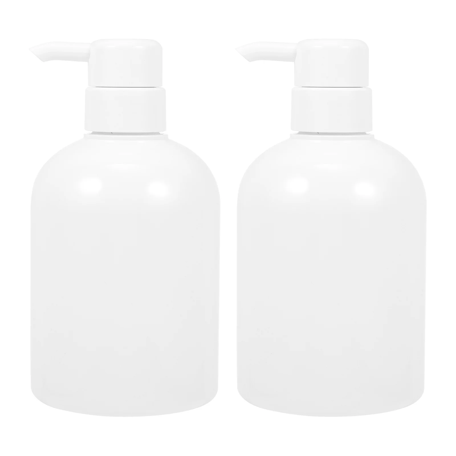 

2Pcs Luxury Lotion Dispenser for Bathroom Shampoo Body Wash Storage Holder Press Type No Leak Refillable Daily Supply