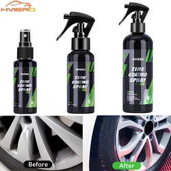 Car auto Tyre Gloss Tire Coating Spray Hydrophobic Sealant Wax for Car Wheel Auto Re-black Shine Chemistry Filler Rust Removal