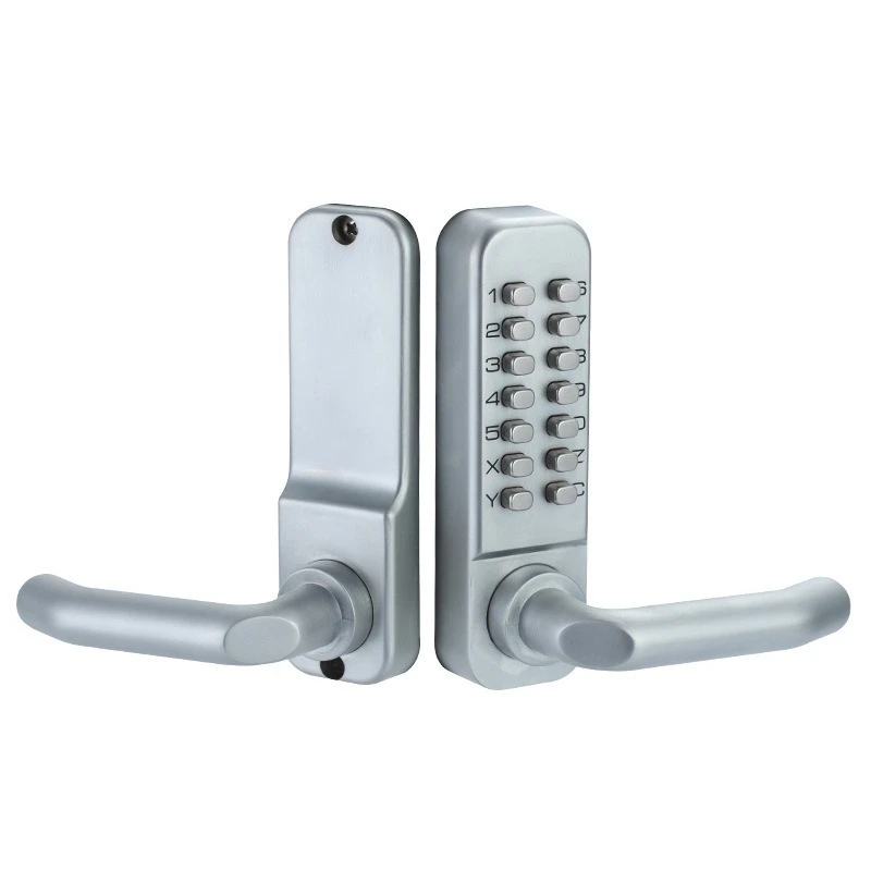 

Fully mechanical, combination lock, dual-purpose, anti-theft door lock