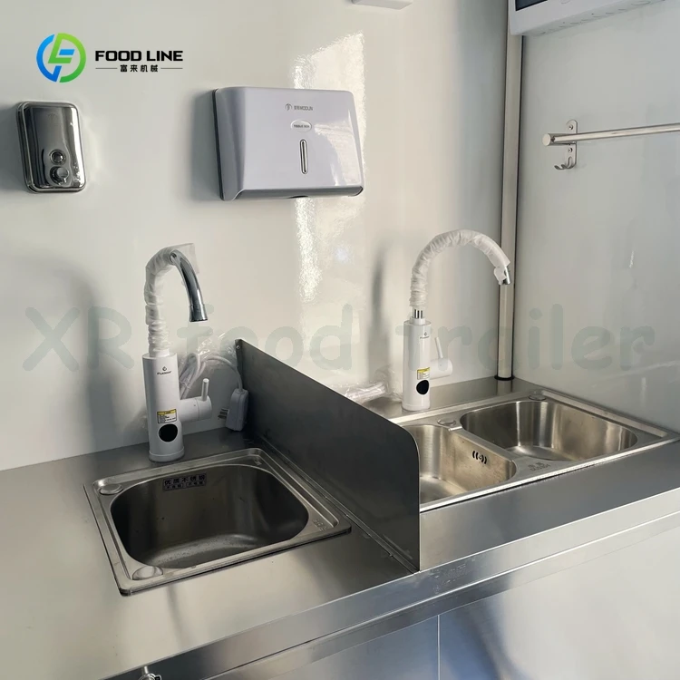 2025 دونات الغذاء شاحنة مقطورة مطعم متنقل معدات المطاعم الألياف الزجاجية مطعم المورد