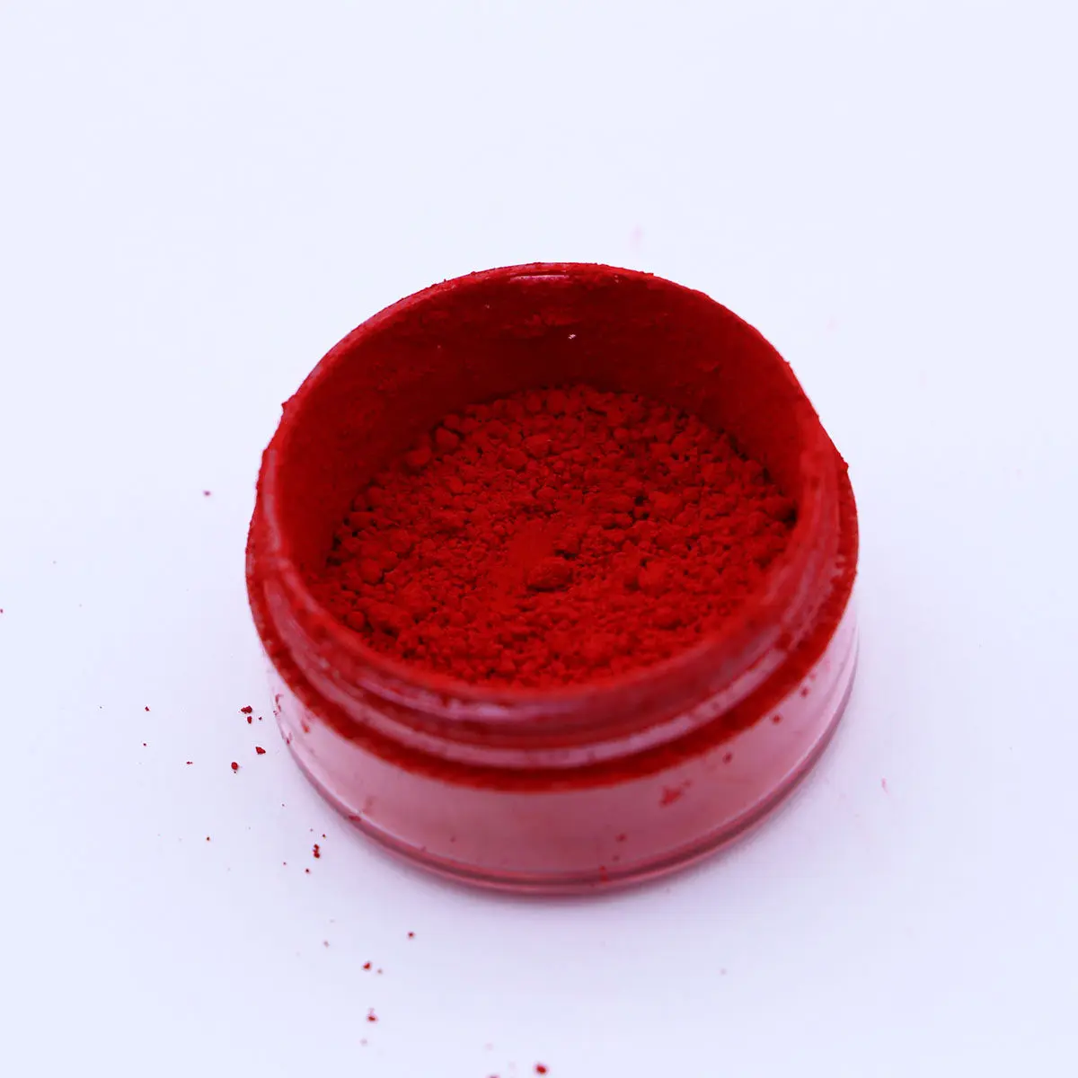 DIY Lipstick Powder Orange Red High Pigment Shimmer for Lips Eyelids Natural Ingredients Safe for Delicate Skin Waterproof Oil