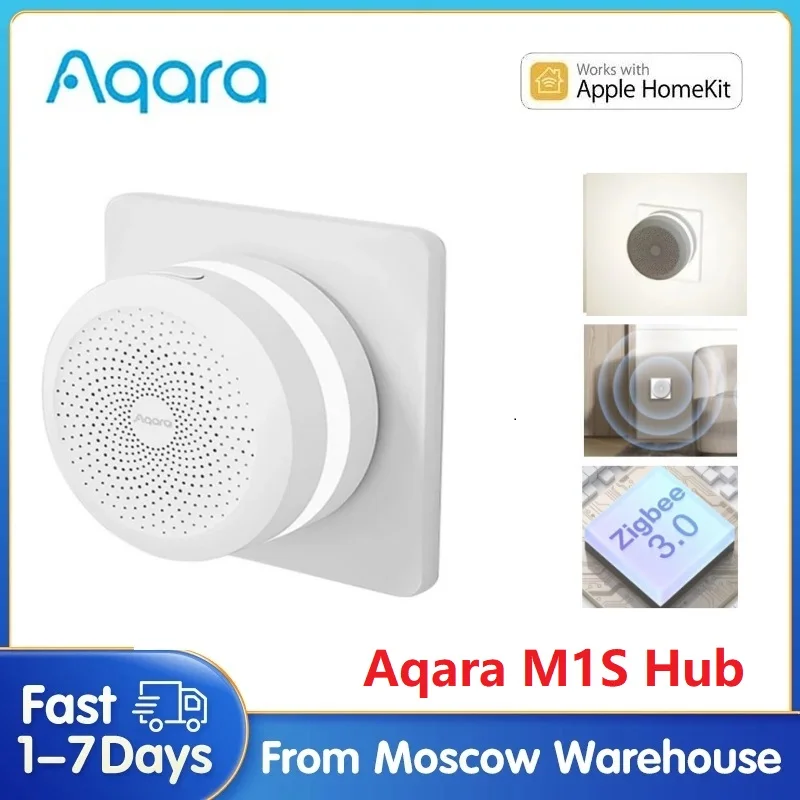 Aqara Hub M1S Gateway Zigbee Temperature Door Motion Sensor Smart Home Kits FP1 Work With Xiaomi Home Mijia APP Homekit