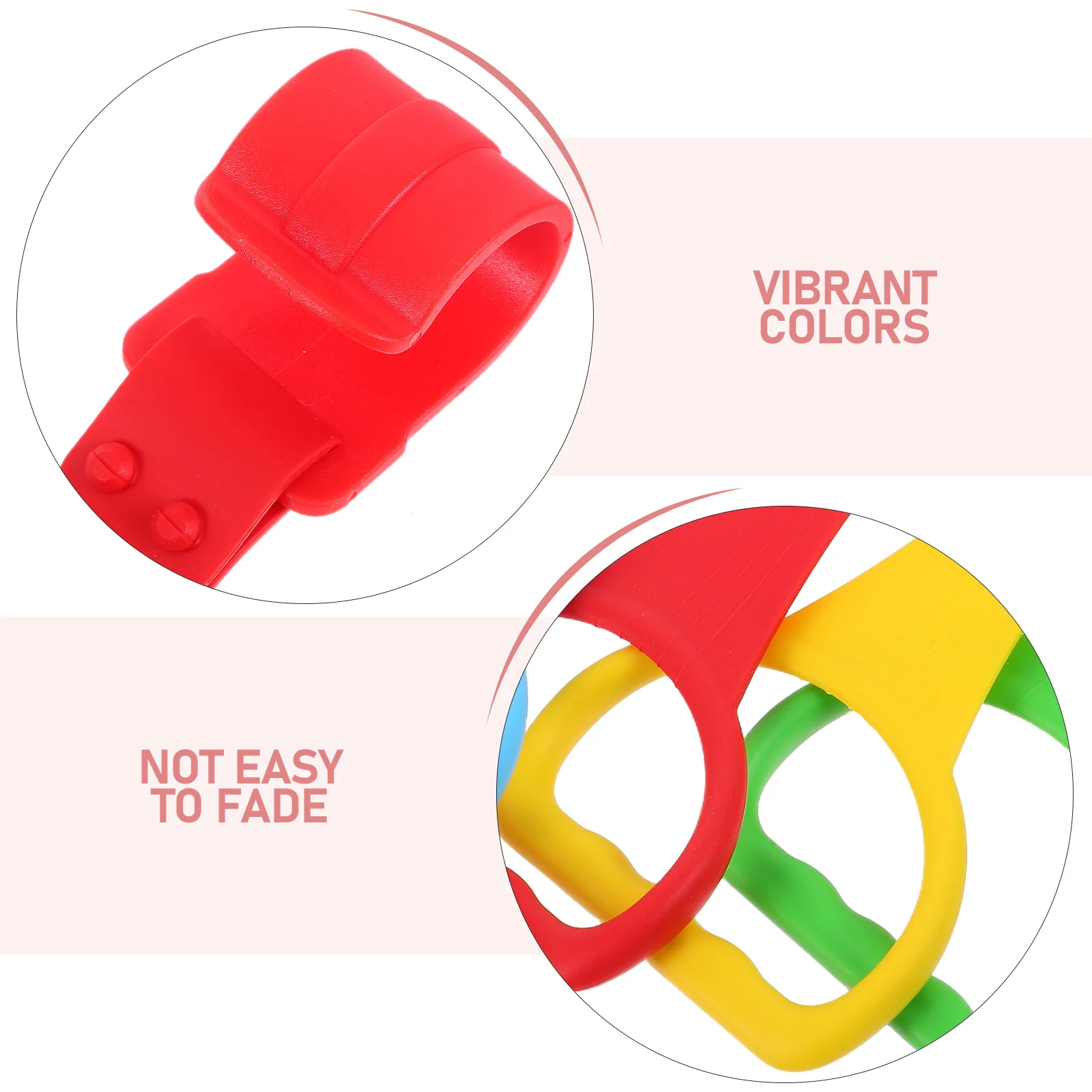 4Pcs Baby Pull Up Rings Walking Assistance Infant Toddler Crib Hanging Rings Playpen Pull Up Bars Bed Ring