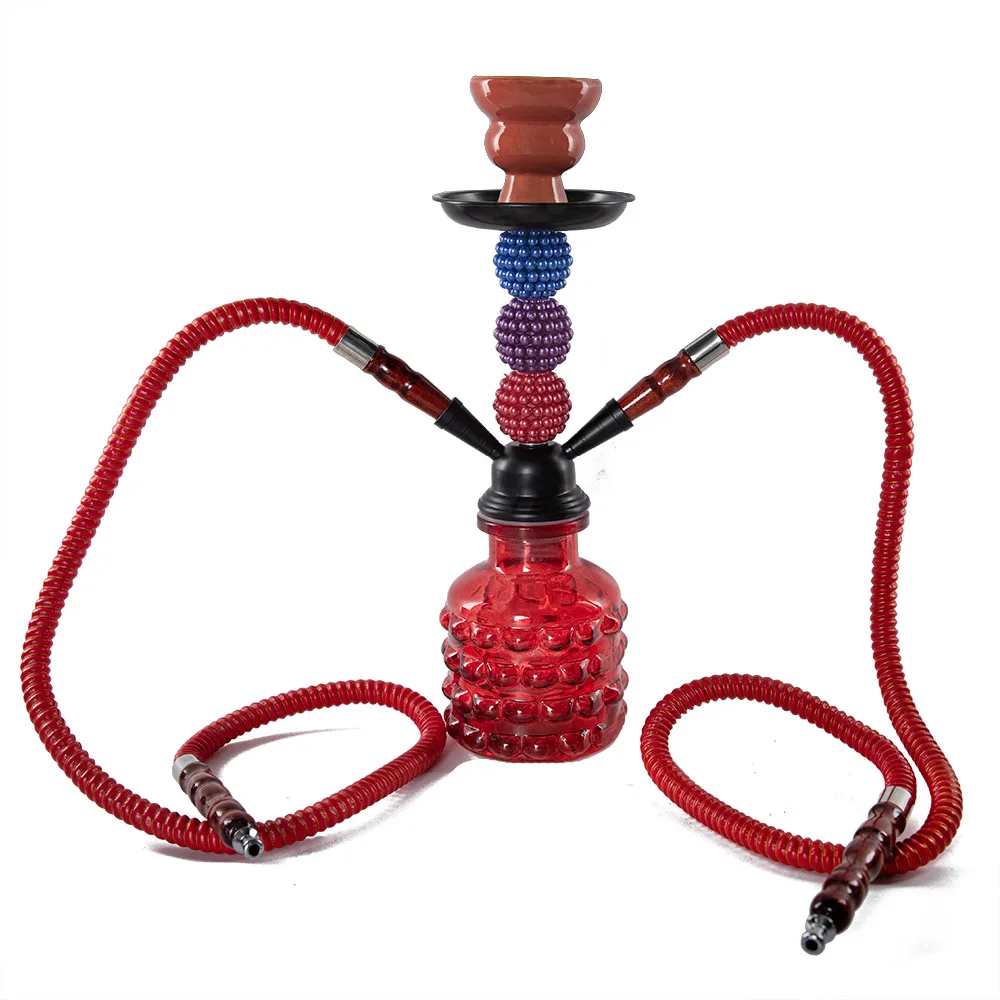 

Water Pipe Shisha Hookah Full Set For Bar KTV Night Club Arabic Water Shisha Hookah Bottle Small Size