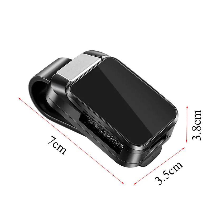 1pc abs preto branco carro óculos de sol clipe viseira de sol titular clipes de armazenamento estável cabide acessórios interiores do carro