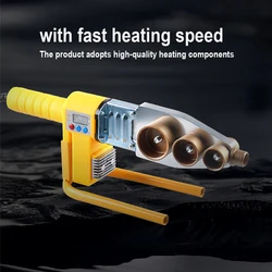 1000W/800W Pipe Welding Machine Pipe Soldering Iron Plastic Welding PP/PPR/PB/PE Tube Heating Hot Melt Tool 63/32 Types