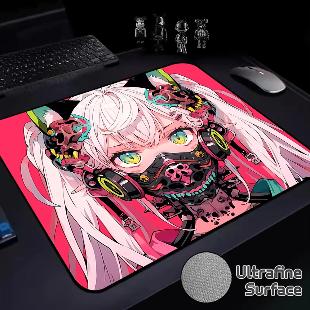 Ultrafine Surface 400x450MM Mouse Mat Mask Girl Mouse Pad Gamer Mousepad Gamers Rubber Desk Mats E-sport High-Grade Keyboard Mat