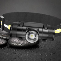 Newest LED Headlamp High Power Headlight 18650 Rechargeable USB Type-C Torch Camping Hunting Flashlight Lamp