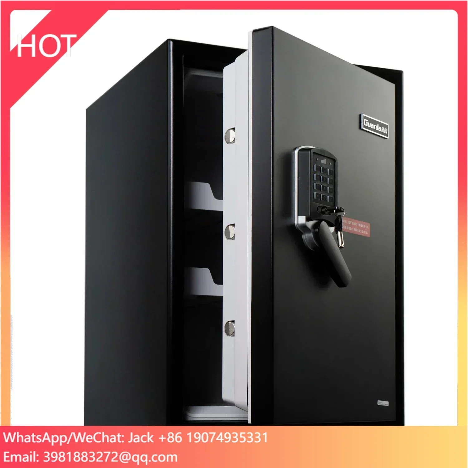 

Сейф Safe Tresor, огнестойкий и водонепроницаемый, с цифровым кодовым замком, 3245SD