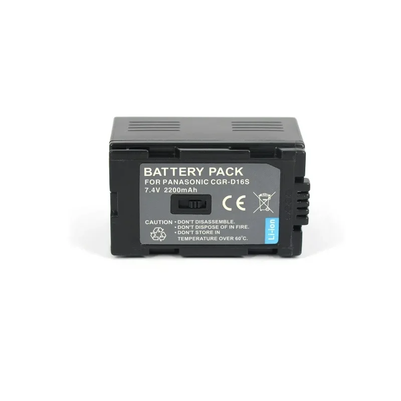 The GR-D16S is suitable for Panasonic GR-D110 GR-D120T GR-D16 2200mAh This battery is multi-protected and safe