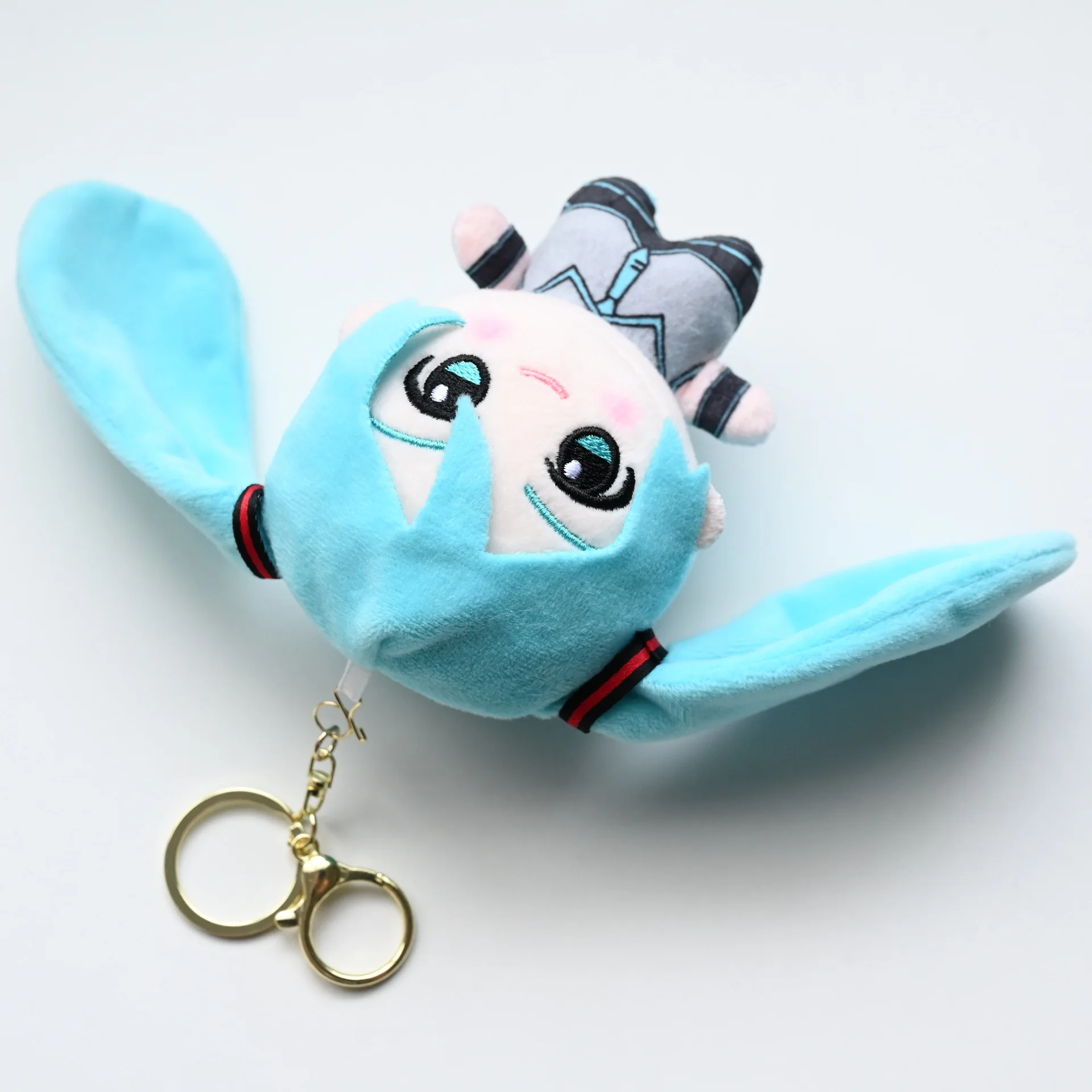 11 см новый плюшевый брелок для Hatsune Miku Kawaii, сумка, очаровательная плюшевая игрушка, фигурка, аксессуар для ключей от машины, украшение для автомобиля, Рождественский подарок