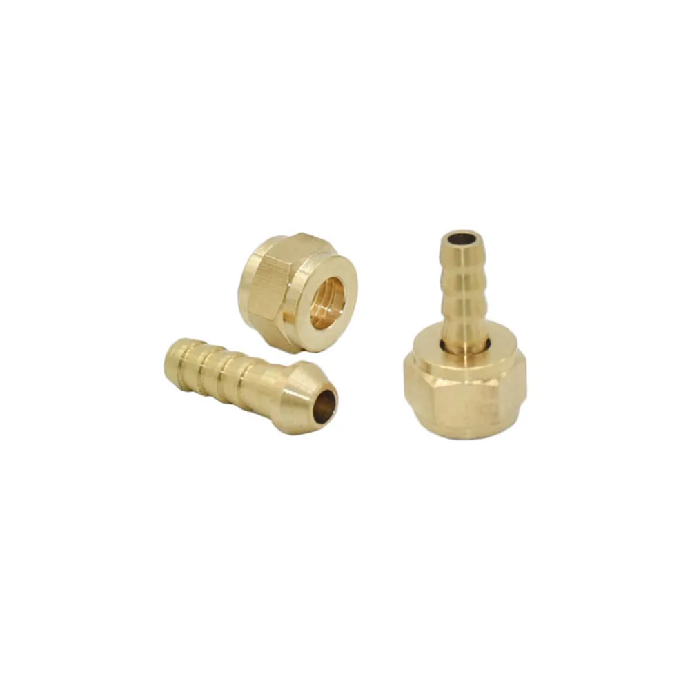 Brass 5/6/8/9/10mm Hose Tube Connector To 1/8\