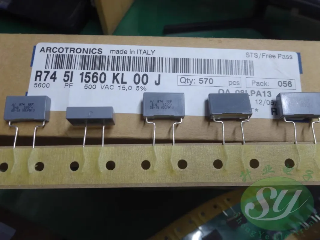 

10PCS AV R74 0.0056uf/500VAC 5.6nf 5600pf 5n6 562 New film capacitor R745I1560KL00J