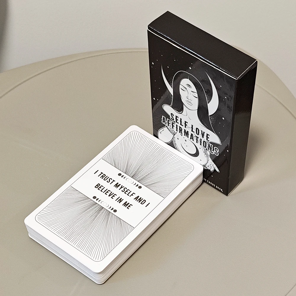 

54 шт. Карты «Австражения любви» 10,3 х 6 см для ежедневного вдохновения, манифестации и осознанности — карты с позитивными цитатами