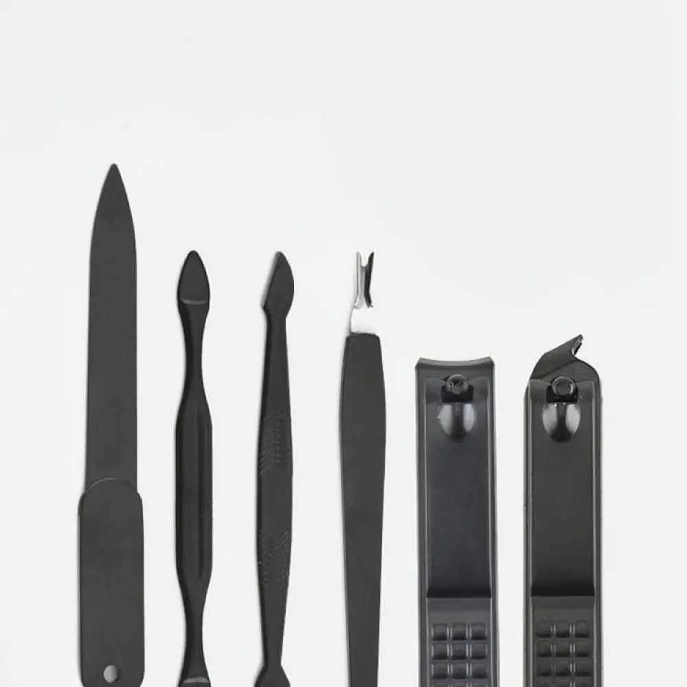 Portable Stainless Steel Grooming Kit Professional Manicure Pedicure Tools Nail Clippers Scissors Cuticle Trimmer