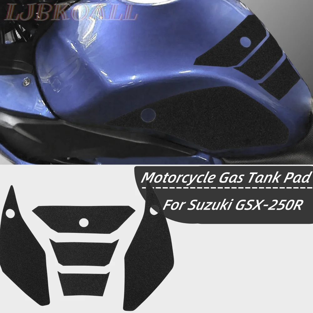 GSX250R Gas Tank Pad Stickers Motorcycle Knee Grip Kit Pad Anti Slip Tank Decals Propection For Suzuki GSX-250R GSX 250R