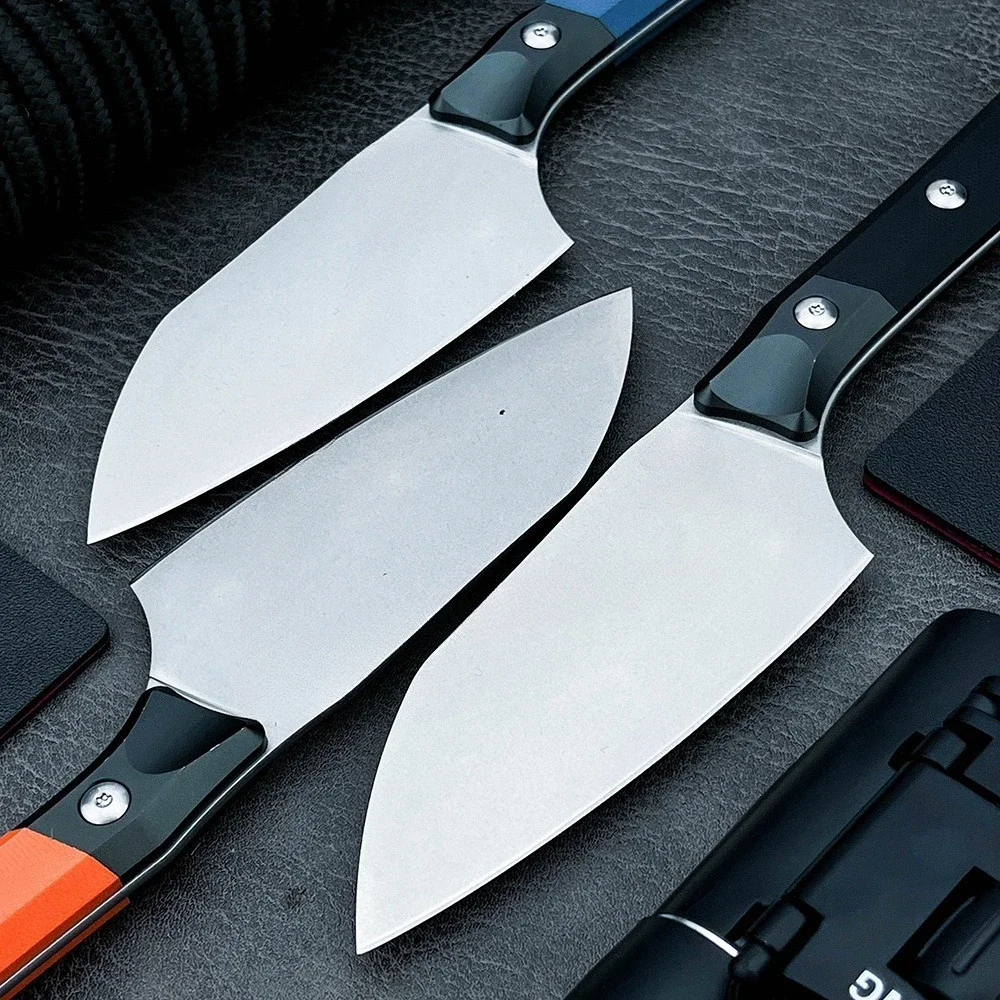EDC بقاء الدفاع عن النفس سكين الفولاذ المقاوم للصدأ التخييم في الهواء الطلق سكين مستقيم البرية مغامرة الصيد فائدة سكين جيب #2