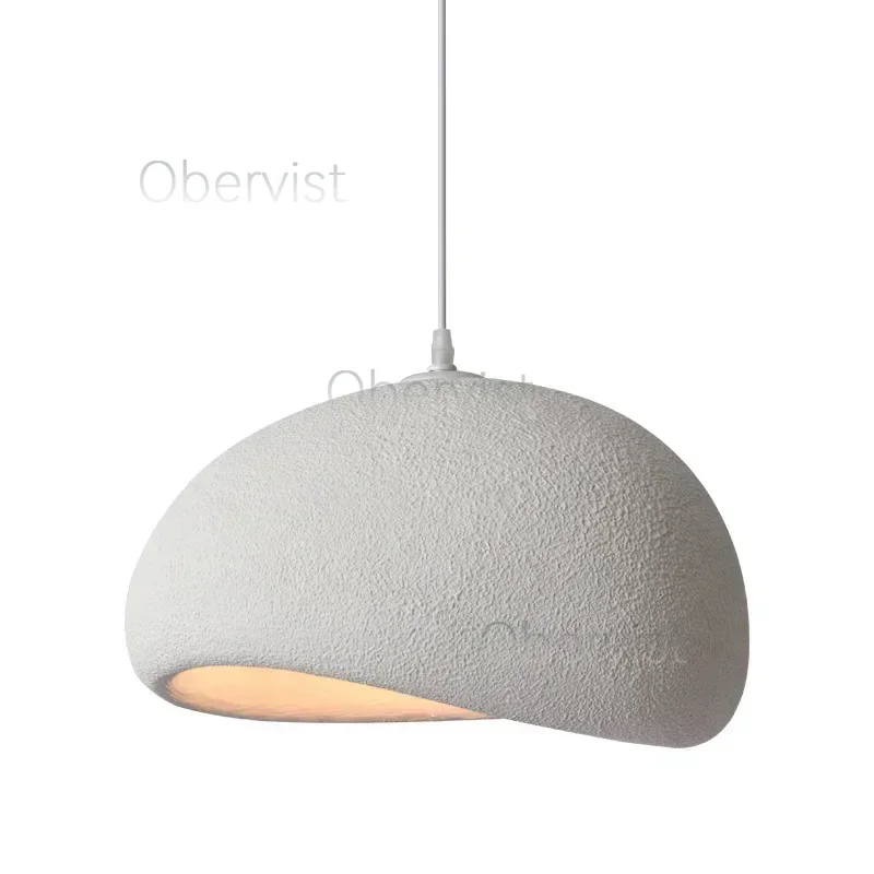 

Nordic Wabi Sabi E27 LED Pendant Lights Modern Ceiling Chandelier For Living Room Bedroom Dining Loft Hanghing Lamp