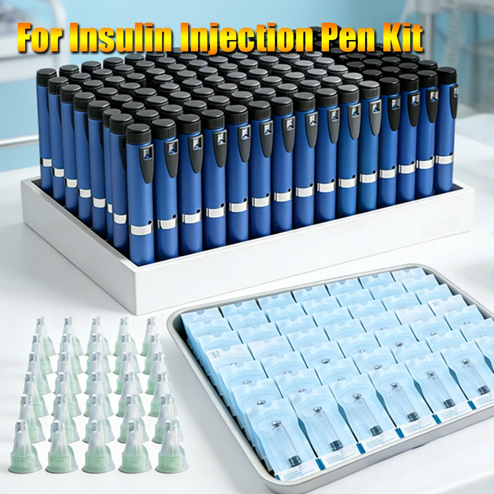 Medical Aesthetics Reusable Injection Pen 3ml Empty Cassette Bottle Cartridges 4/6/8mm Pen Tip Sterile Individual Packaging Kit