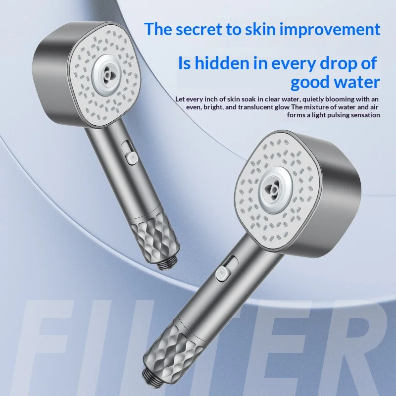 Fragrance Filtration Pressurized Shower Head, High-pressure Large Water Flow Shower for Bathing