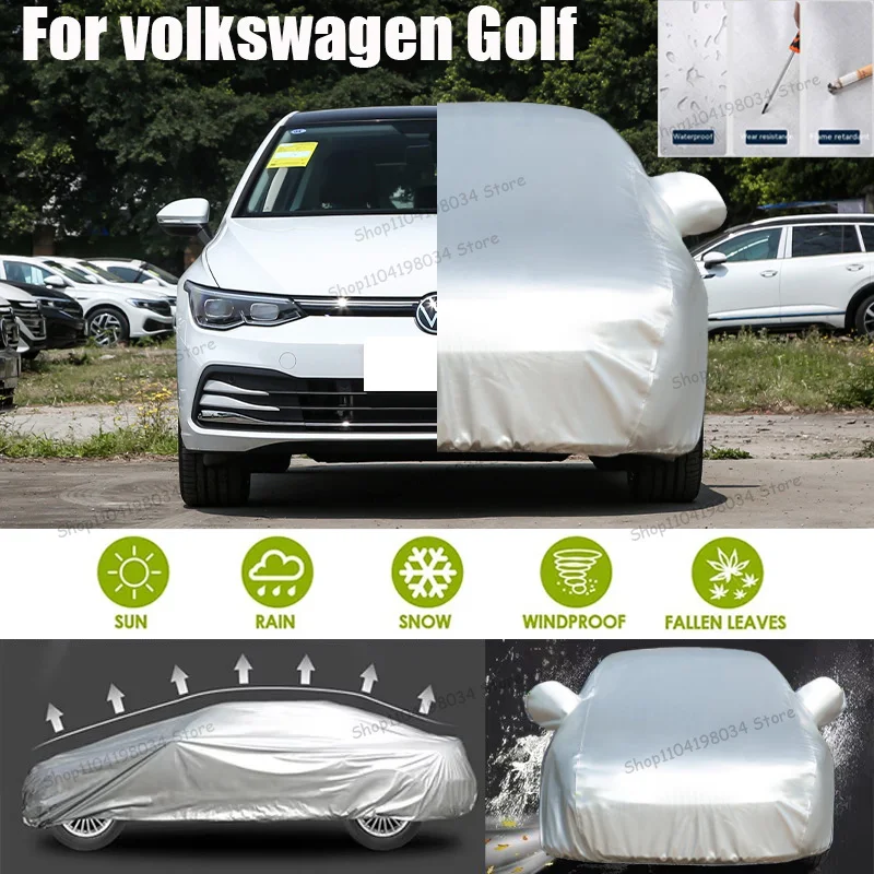 

For volkswagen Golf Auto Anti snow Anti dust Sunscreen Anti-uv Anti peeling paint And Anti Rainwater 210t car cover Car cover