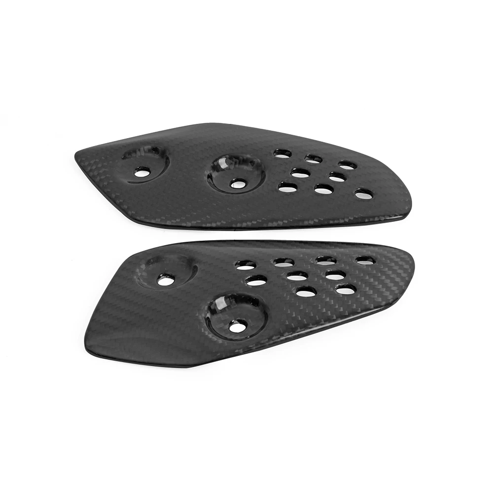 Per YAMAHA MT07 FZ07 2014-2023 MOTO4U Accessori moto in fibra di carbonio Protezione pedale Protezione pedale posteriore Piastra tallone decorativa