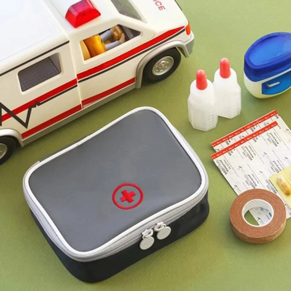 Mini kit de primeiros socorros doméstico saco de viagem portátil pacote de medicina kits de emergência sacos de armazenamento de medicina pequeno organizador