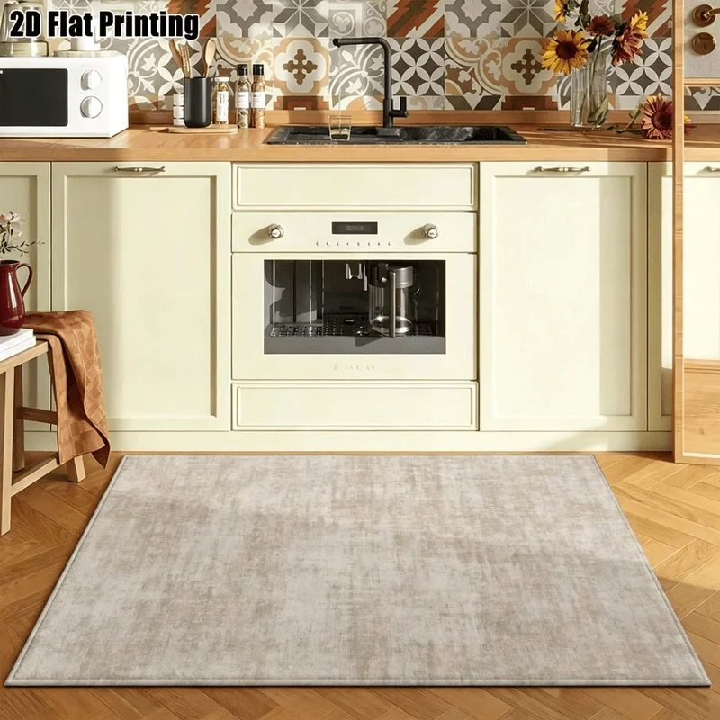 1Pc Retro Morandi Color Distressed Style Rug, Machine Washable, Warm Home Decor, Suitable for Nordic Style, Applicable to Living Room, Bedroom, Entryway, Office, Corridor and Other Areas