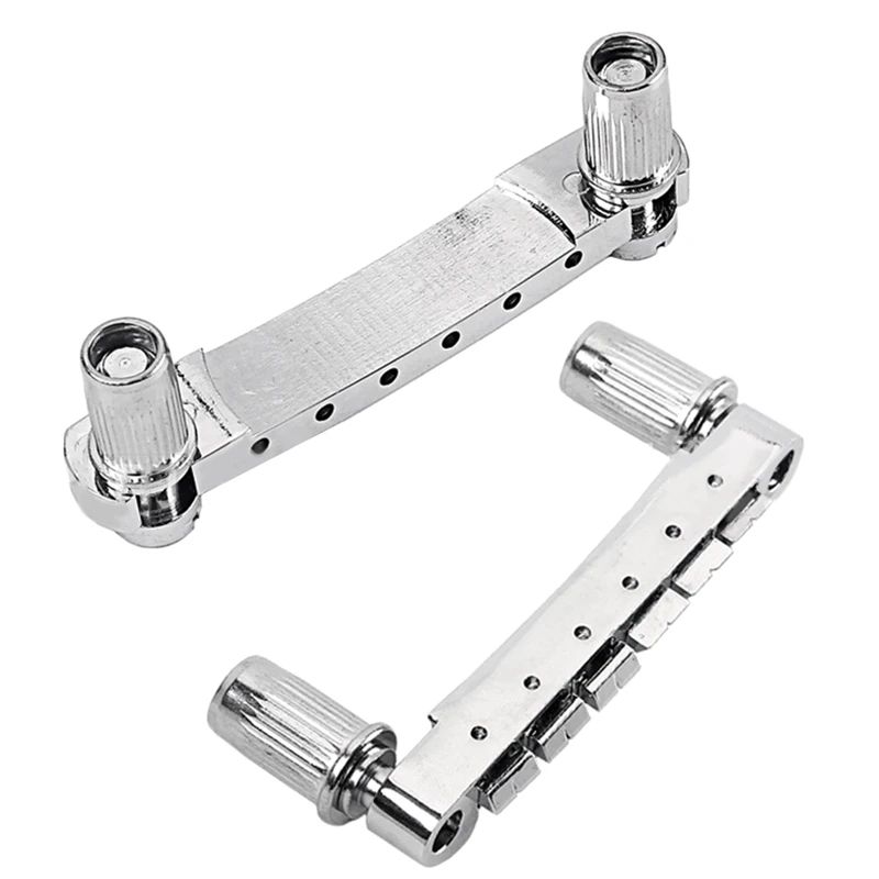 String Saddle Tune-O-Matic Bridge And Tailpiece With Studs For GB LP Style Electric Guitar Replacement Parts Accessories