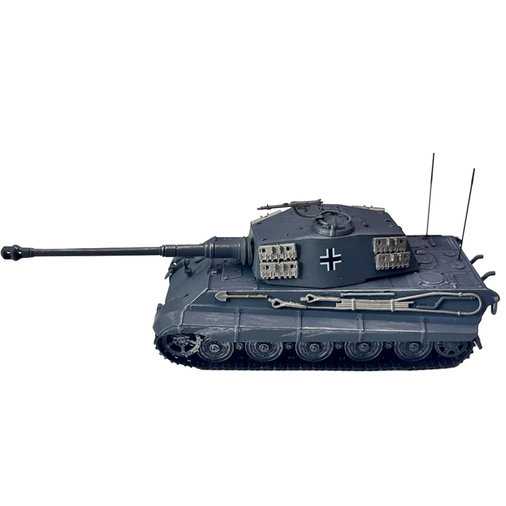 1/72 Tank King Tiger Jerman selesai Model militer hadiah mainan ornamen statis logam campuran ausvi Ausf.B