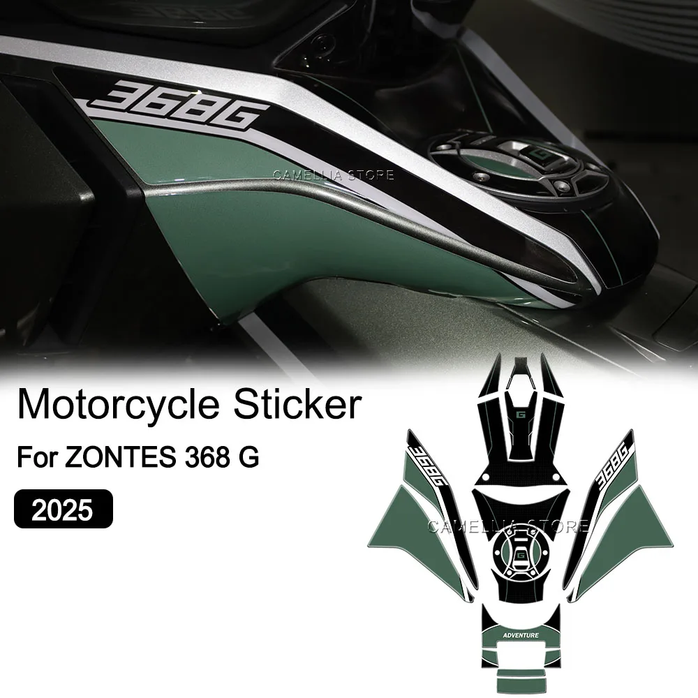 

Motorcycle Sticker Waterproof Zontes 368G Motorcycle Tank Pad Sticker New Motorcycle Shell Sticker Kit for Zontes 368G 2025