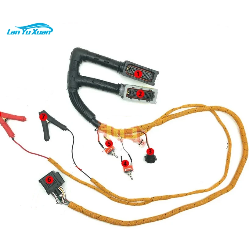 High quality wiring harness for Vovo D6E D7E engine start test cable 88894000 for Vovo Excavator Engin multifunction