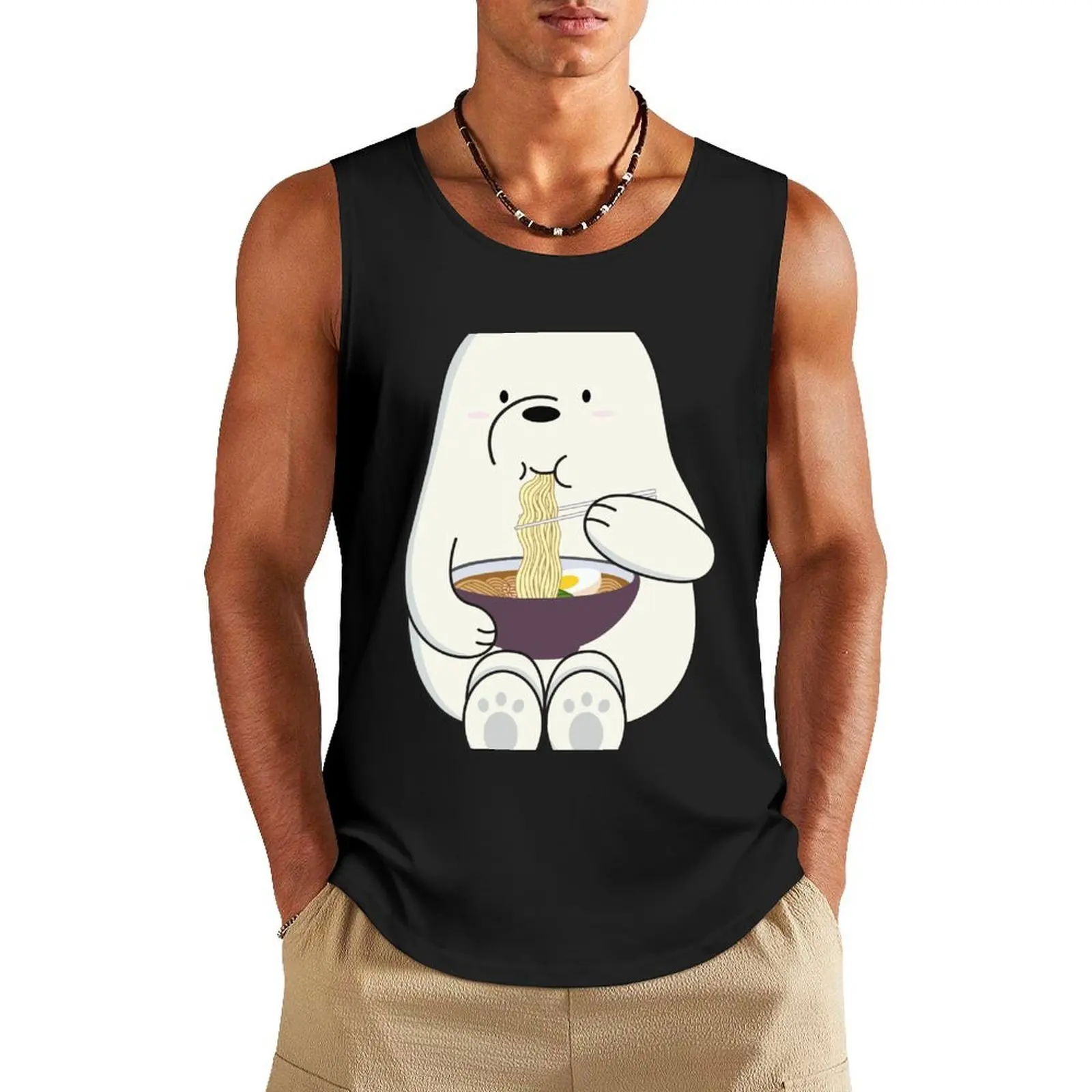 

Ice Bear Tank Top bodybuilding for men anime basketball