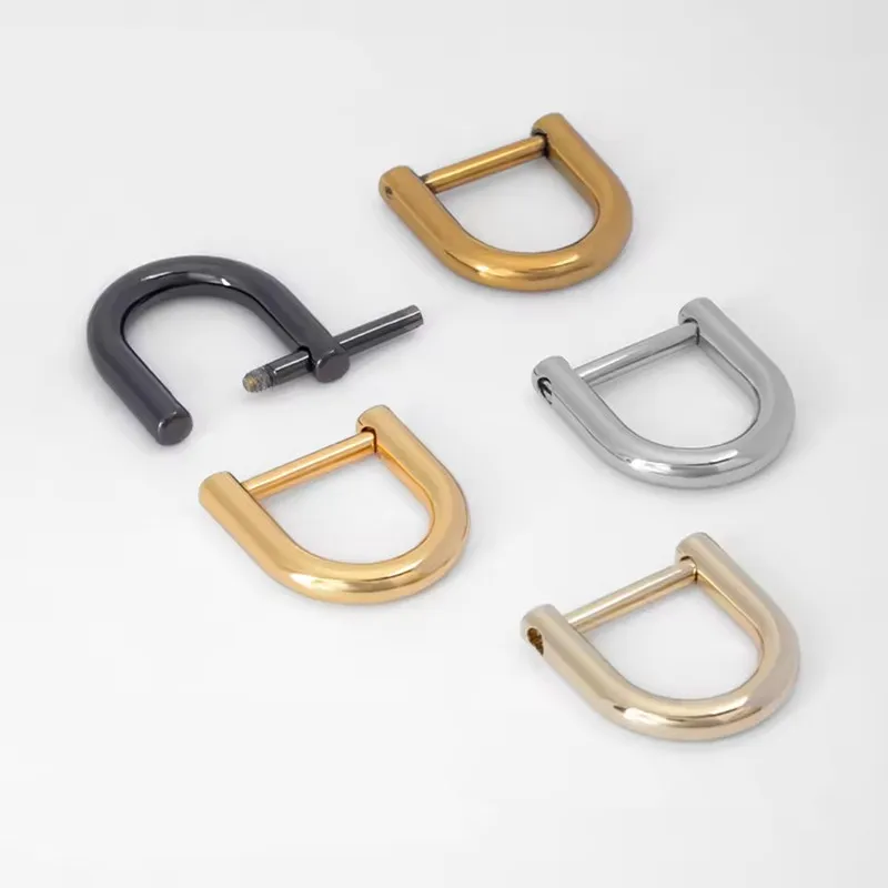 D Ring Buckle For Lv Bag Lock Connector Ring Bag Straps Modification Hardware Handles Bag Accessories Detachable Open Screw