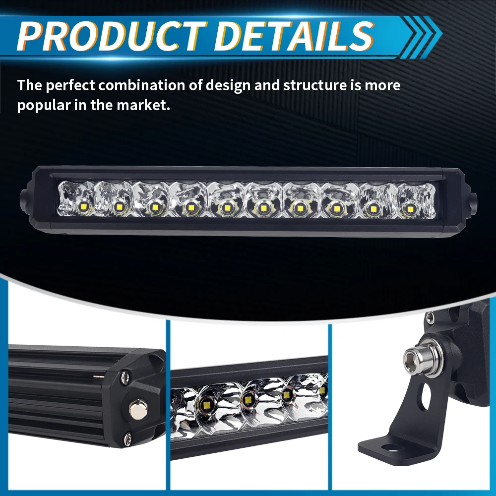 Lampu LED Bar 12 Inci 50W Off  - Led Work Light Bar 12 Inch Offroad ulasan dan harga