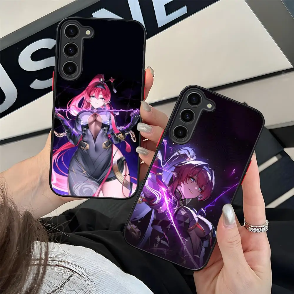 

Wuthering Waves Yinlin Silicone Mobile Phone Case for Samsung Galaxy S26 S25 S24 S23 S22 S21 Plus FE Ultra Colorful Cover