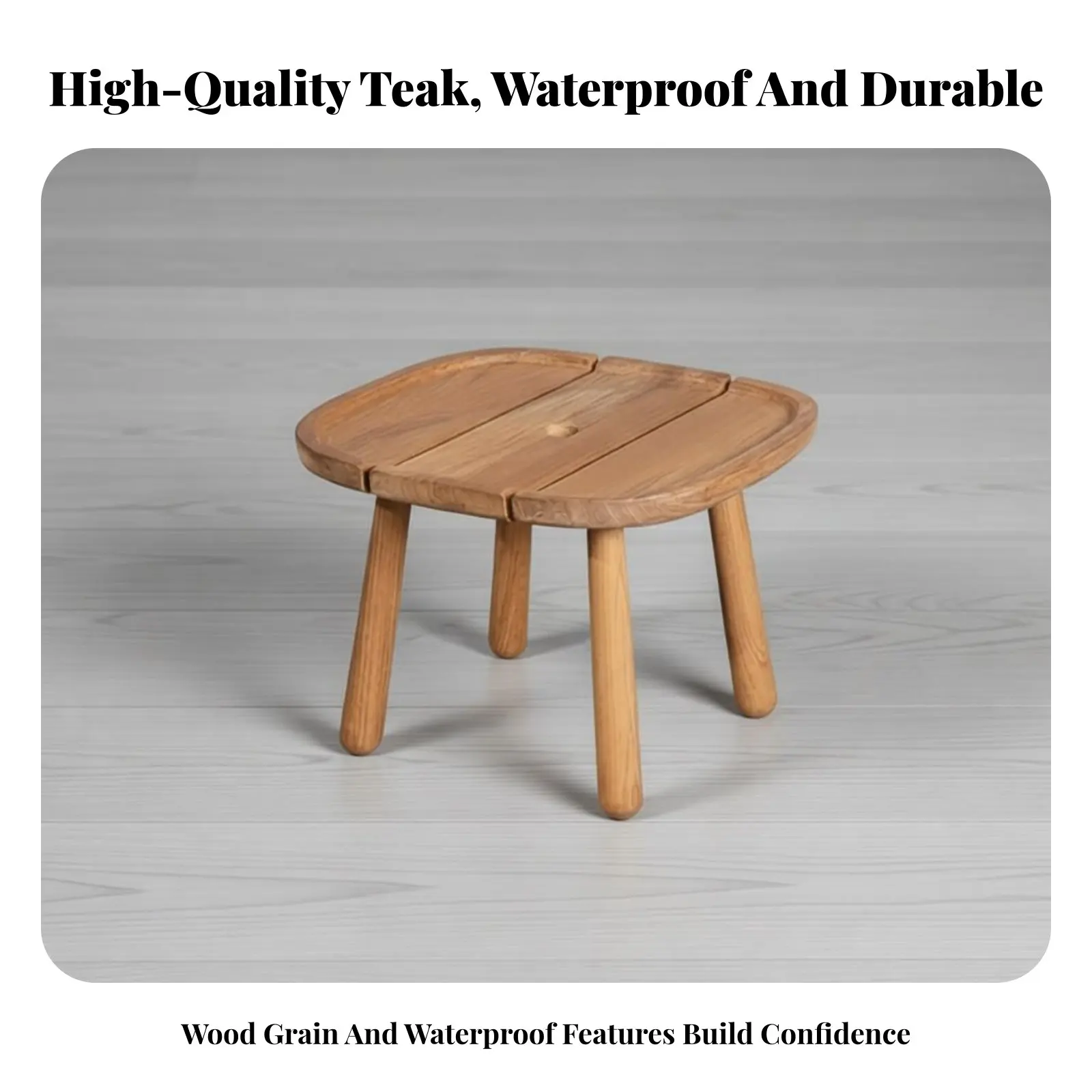 

Круглый приставной столик с решетчатыми элементами, водонепроницаемый, для использования на улице, устойчивый к внешним воздействиям, легко чистится, для дизайнеров интерьера, садоводов, для террасы