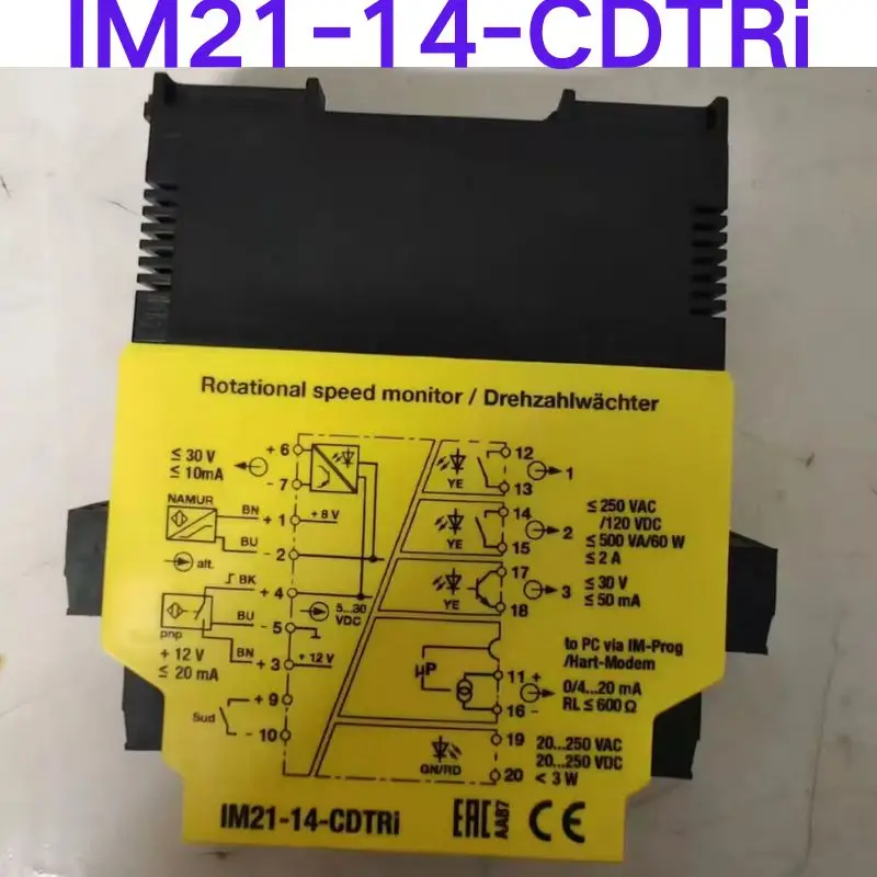 Second-hand test OK Speed monitor isolation barrier IM21-14-CDTRI