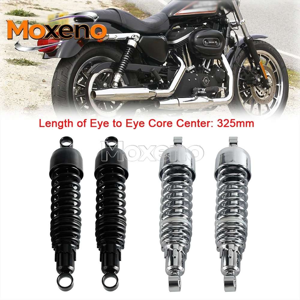 

325mm Adjustable Shocks Absorbers Motorcycle Rear Suspension For Harley Touring Road King Street Glide Sportster XL883 XL1200