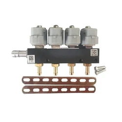 2Ohms 4 Cylinder CNG LPG Injector Rail High Speed Common Injector Rail Gas Injector And Accessories