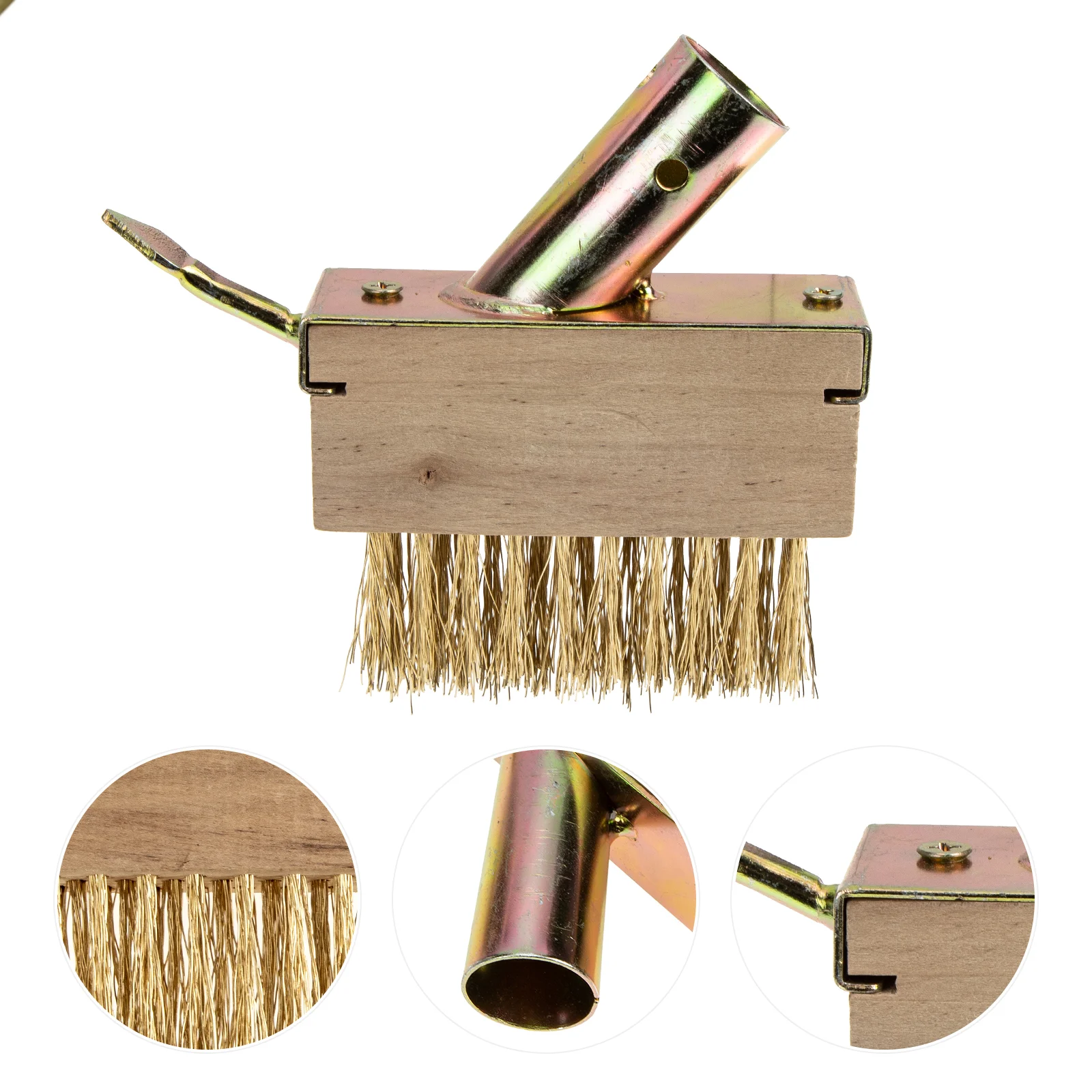 Wire Weeding Brush Crevice Tool Paving Joints Cleanser Carpet Moss Remover Garden Wooden Cleaning