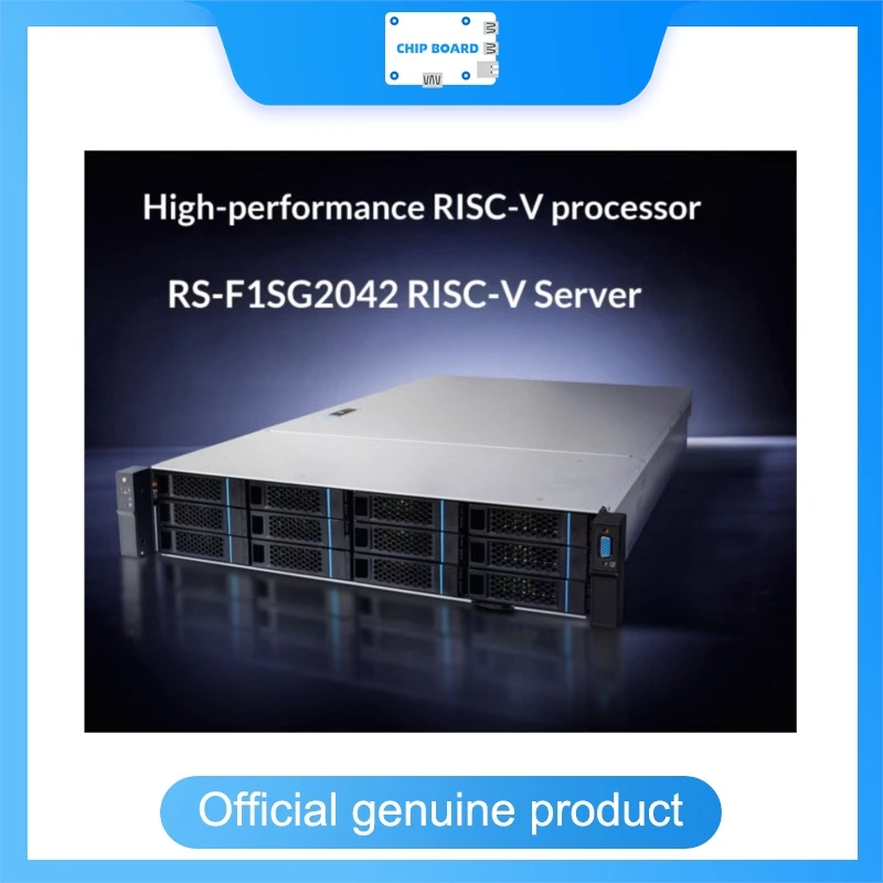 Firefly RS-F1SG2042 2U RISC-V server, SG2042 chip, domestic AI computing system, cloud storage and LLM processing platform