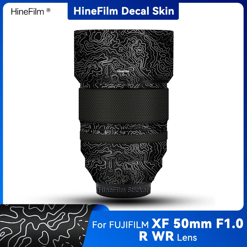 

Hinefilm Skin for Fuji XF50F1.0 Lens Sticker 50 f1.0 Wrap Film For Fujifilm XF50mm F1.0 R WR Lens Skin Protector XF50 F1.0 Skin