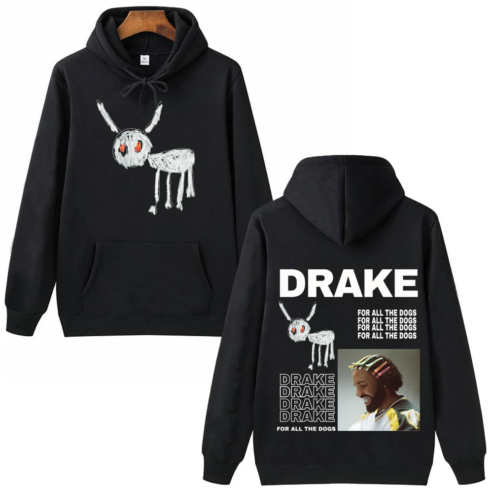 Drake for All The Dog Hoodie Man Woman Harajuku Pullover Tops Sweatshirt Music Fans Gift