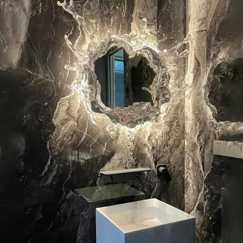 European Style Creative Water Splash Wall Light For Hotels Villas Bedrooms Bathrooms Cabinets Mirrors Home Decoration