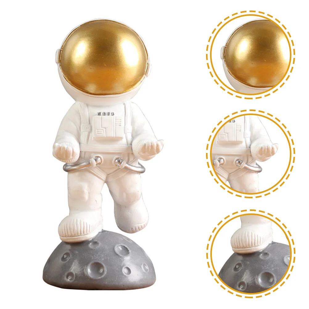 

Astronaut Glasses Stand Resin Cartoon Eyeglass Holder Desktop Office Spaceman Pen Holder Decorative Glasses Rack Ornament